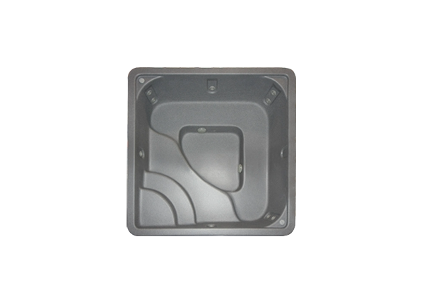 86 In Square Poolside Spa-Gray Granite - WHITEWAVE SPAS